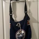 Little Earth Pro-FAN-ity by Littlearth NHL Edmonton Oilers Jersey Crossbody Purse Bag Photo 0