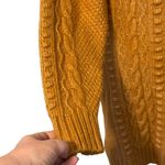 525 America  Airspun Cable Knit Sweater Dress NWT Honey‎ Caramel Photo 5