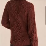 Rebecca Taylor rich mahogany mock neck sweater Photo 7
