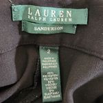 Lauren Black Dress Pants Size 2 Ralph Lauren Wide Leg Trousers Photo 5