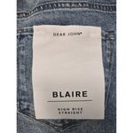 Dear John NWT Blaire Straight High Rise Size 29 Jeans Photo 5