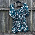 Sweet Rain  Floral Smocked Blouse 3X Photo 3