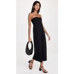 Susana Monaco NWT 
Aimee Wide Leg Tube Jumpsuit Black Sz Large $168 Photo 8