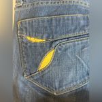 Salt Works Magnolia Cotton Straight Leg Pocket Embroidered Everyday Jeans Sz 31 Blue Photo 7