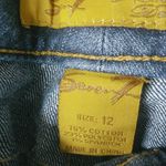 Seven7  12 35x32 High Waisted Flare Dark Wash Jeans Photo 10