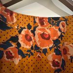 Free People  Morning Light Golden Yellow Floral Long Sleeve Dress Size 8 Photo 12