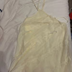 Lucy in the Sky  Yellow Halter Dress Photo 0