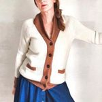 J.Crew ColorBlock Beach Sweater Wool Mohair Womens Size S Cardigan Shawl Collar Photo 1