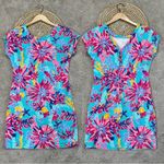 Lilly Pulitzer  Women’s Trippin & Sippin Anastasia Shirt Dress in Aqua Size S Photo 2