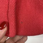 J. Crew Size 6 Pea Coat Heavy Wool Blend Pique Felicia 4 Button Coral Pink Women Photo 5