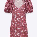 ZARA balloon sleeve mini dress. S Photo 0