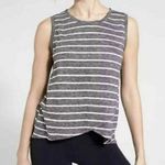 Athleta Stripe Linen Criss Cross Tank Top Small #777923 Photo 0