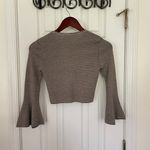 A.L.C. Shiloh Striped Crop Wool Blend Blouse Photo 15