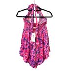 ROCOCO SAND Floral Halter Mini Dress NWT Small Pink Photo 3