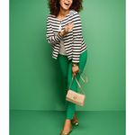 Talbots Green Chatham Ankle Pants Size 24W New With Tags Photo 1