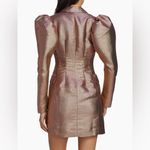 NEW Rotate Birger Christensen Fonda Metallic Puff Photo 4