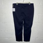 Lila Ryan Women's Navy Blue Pert Skinny Trousers with Ruffle Pocket Size 16 NWT Photo 3