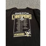 Reebok Pittsburgh Penguins Shirt Women’s Large NHL Hockey 2009 Stanley Cup Photo 9