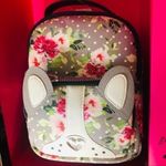 Betsey Johnson  Dog Face Mini Backpack & Wallet Box Set Floral NWT Photo 3
