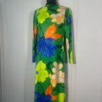 Anne Fogarty Vintage 1960s/1970s Green Dress No SZ EUC Photo 3
