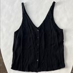 & Other Stories & OTHER STORIES Black Button Down Tank Top Size US 10 Photo 3