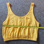 Forever 21 Yellow Cropped Tank Top Photo 5