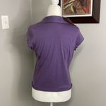 Mudd Y2K Cropped 90s Polo Shirt Womens NOS Dead stock Size Large NWT Purple Photo 5