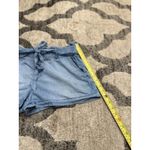 REWASH  high rise paperbag waist shorts NWT Sz Large (juniors)‎ Light Wash Photo 1