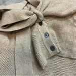 Banana Republic  100% Cashmere Neutral Cropped Tie Cardigan Quarter Sleeve XL Photo 1