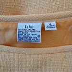 Le Suit Vintage ‘00s  Yellow Textured Pencil Midi Skirt Photo 7