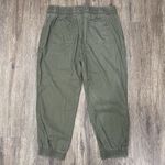A New Day Size XXL Jogger Pants High Rise Woven Ankle Olive Green Womens Pull On Photo 3