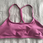 Johnny Was CALME Racerback Sports Bra Ease Cross Back Yoga Pink Purple NWOT XL Photo 0