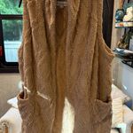 Cozy Brown Sleeveless Jacket by uggs size Large Photo 0