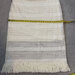 London Times  Sleeveless Crochet Fringe Tank Midi Dress Natural 20W Plus Size Photo 8