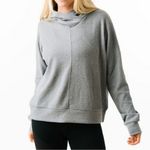 Zyia  texture hoodie sweatshirt blue/grey‎ Photo 1