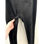 J. McLaughlin  Black Faux Suede Pull On Skinny High Rise Pant Size Large Photo 3