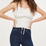 White Smocked Waist Lace Photo 0