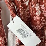 NEW Lug Von Siga Liza Burnt Orange Gazelle Print Square Neck Tiered Dress Size 2 Photo 10