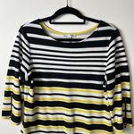 Sandra Darren  striped‎ dress women’s size 14 workwear Photo 2