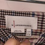 Anthropologie ✅By plaid tartan neutral color career pants trousers light wear Photo 6