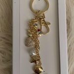 Disney Gold Keychain with Colorful Charms Photo 1