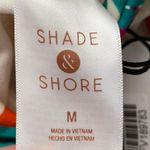 Shade & Shore NEW Plunge Ring Detail One Piece Swimsuit Tropical Multi Size M Photo 5