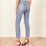 Reformation  Julia High Cigarette Jean Size 27 Color Blue Photo 2
