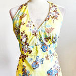 Old Navy Vintage  Floral Halter Top Y2K 2000s 90s Retro Coquette XXL Photo 0
