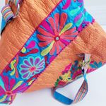 Karma Living Embroidered Bohemian Floral Plush Sholder Bag Orange Photo 4