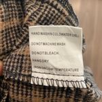 Solitaire Brown Plaid Sleeveless Blazer Photo 4