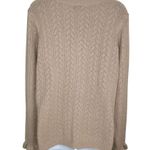 Denim & Co . Pointelle Button Front V Neck Sweater Cardigan Size Large Photo 1