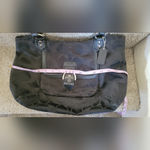 Coach  Black Signature Shoulder Bag Photo 4