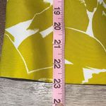 Michael Kors Womens Floral Peak Lapel Silk Blend Blazer Jacket Lime Green Sz 14 Photo 8