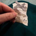 Nick & Mo women’s ruffle collar teal in Large cardigan vintage Green Photo 6